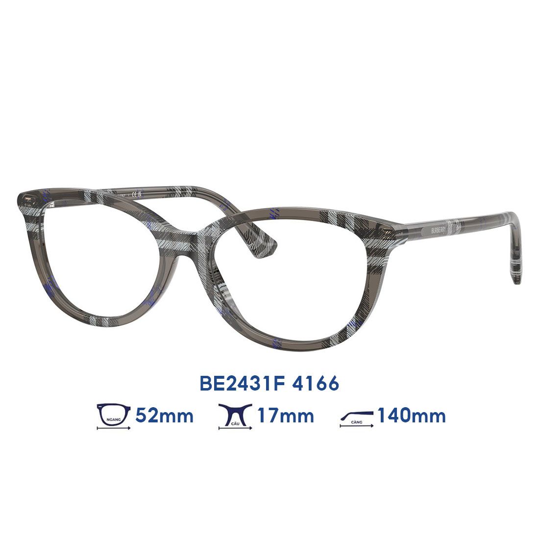  Gọng kính BURBERRY BE2431F 4166 