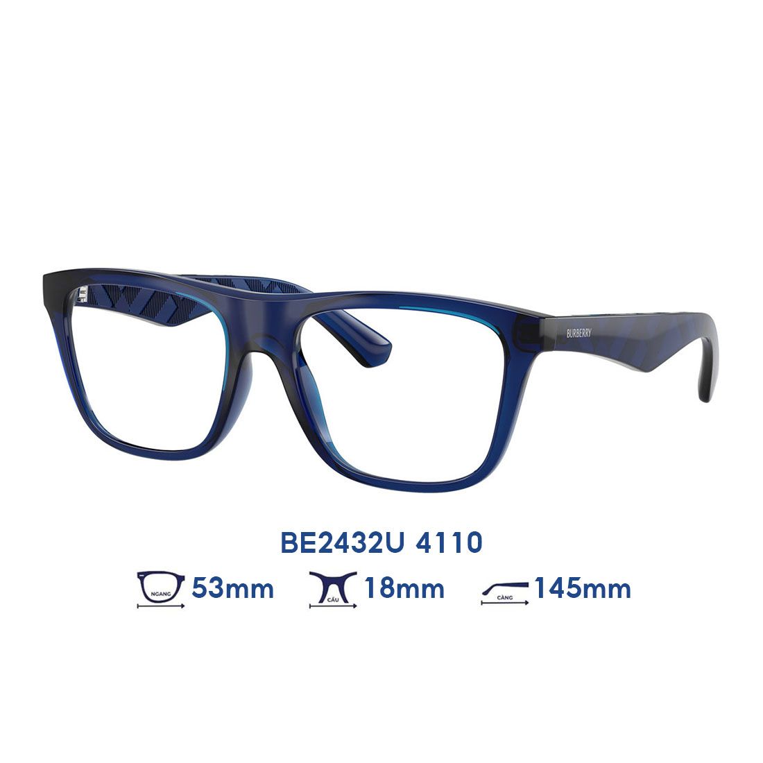  Gọng kính BURBERRY BE2432U 4110 