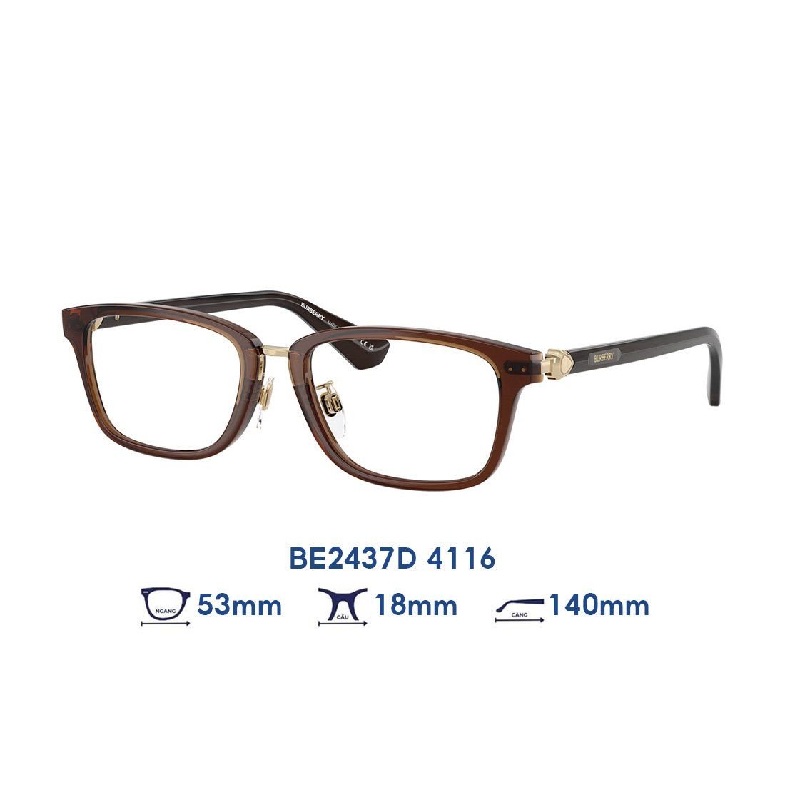  Gọng kính BURBERRY BE2437D 4116 
