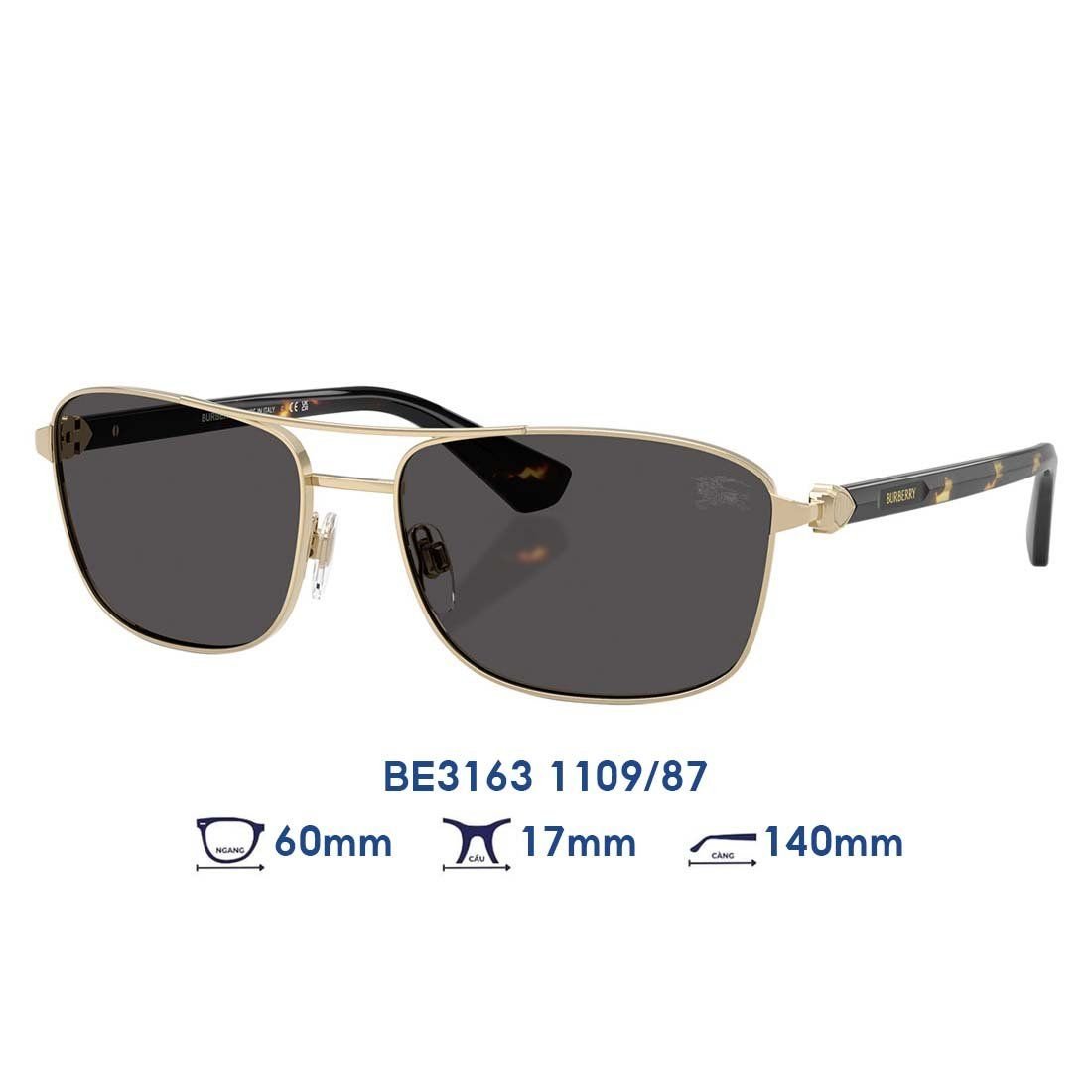  Kính mát Burberry BE3163 1109/87 