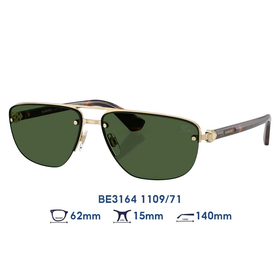  Kính mát Burberry BE3164 1109/71 