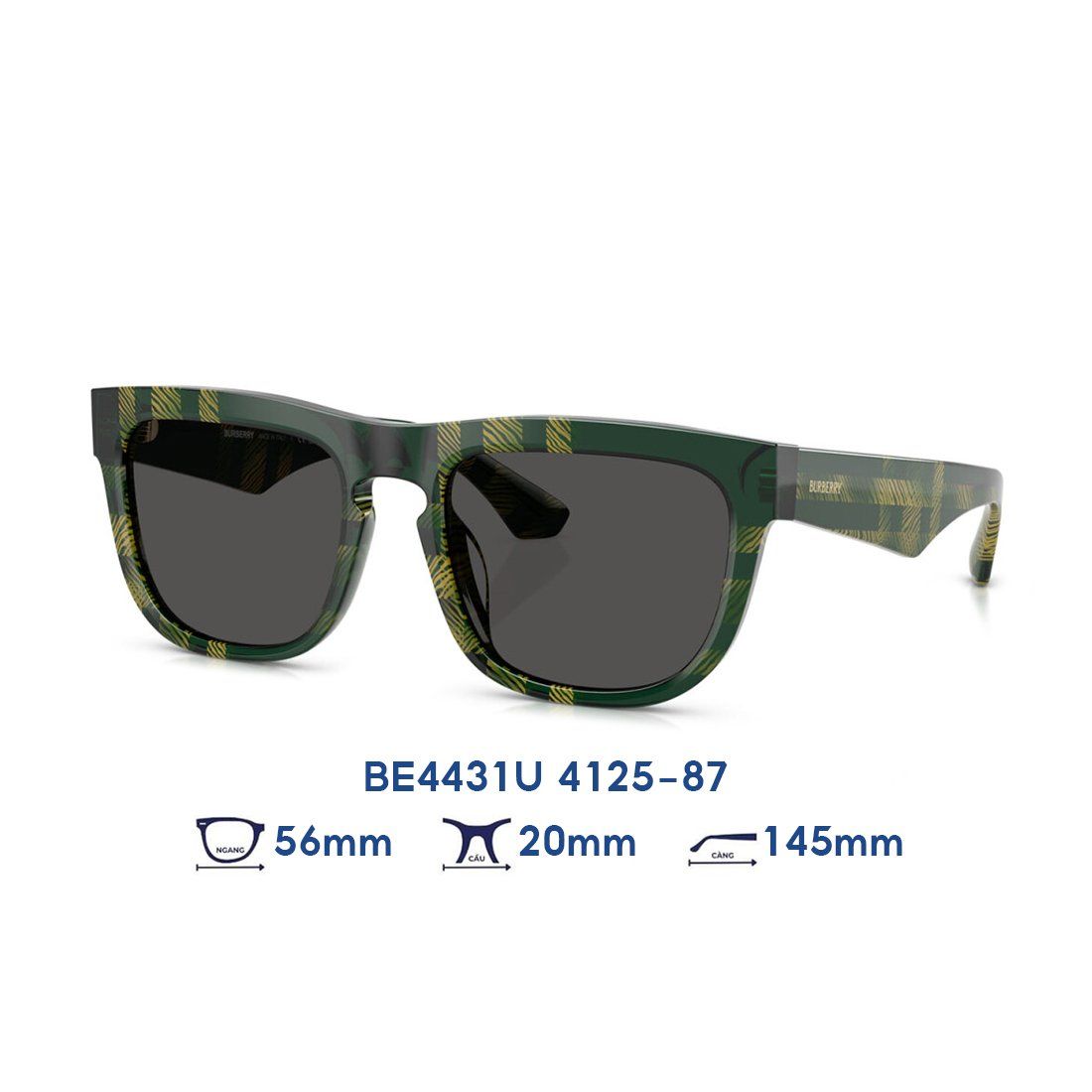  Kính mát BURBERRY BE4431U 4125/87 