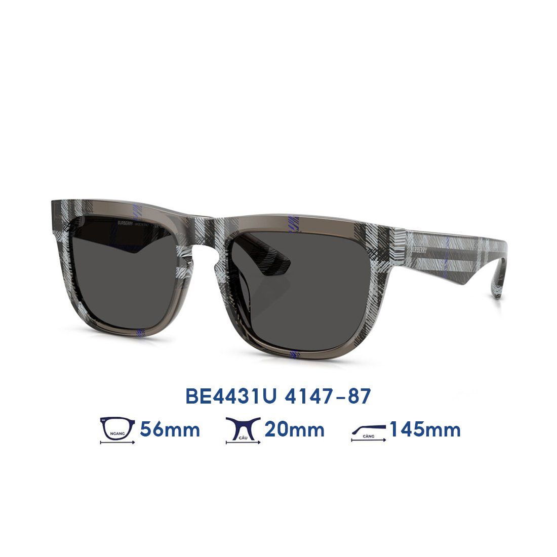  Kính mát BURBERRY BE4431U 4147/87 