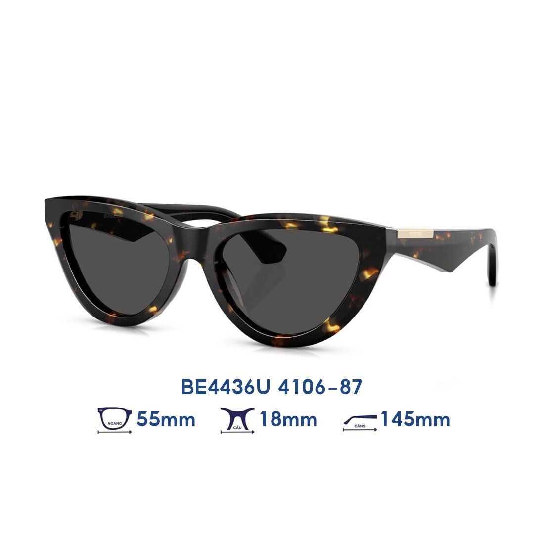  Kính mát BURBERRY BE4436U 4106/87 