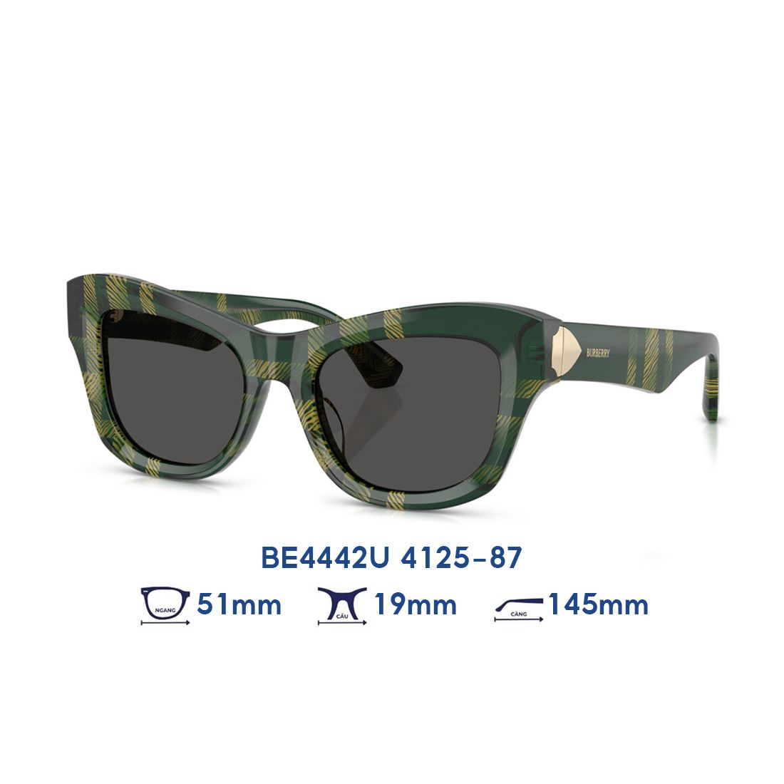  Kính mát BURBERRY BE4442U 4125/87 