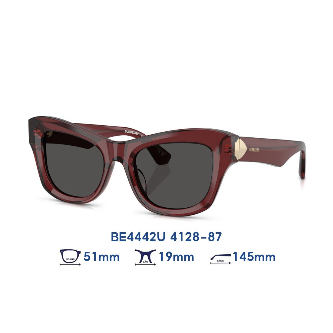  Kính mát BURBERRY BE4442U 4128/87 