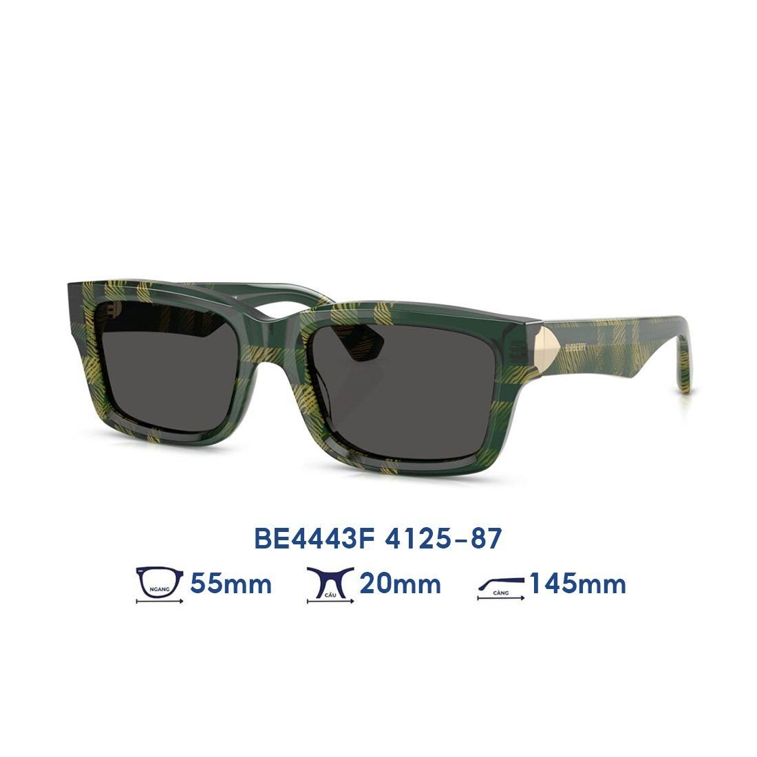  Kính mát BURBERRY BE4443F 4125/87 
