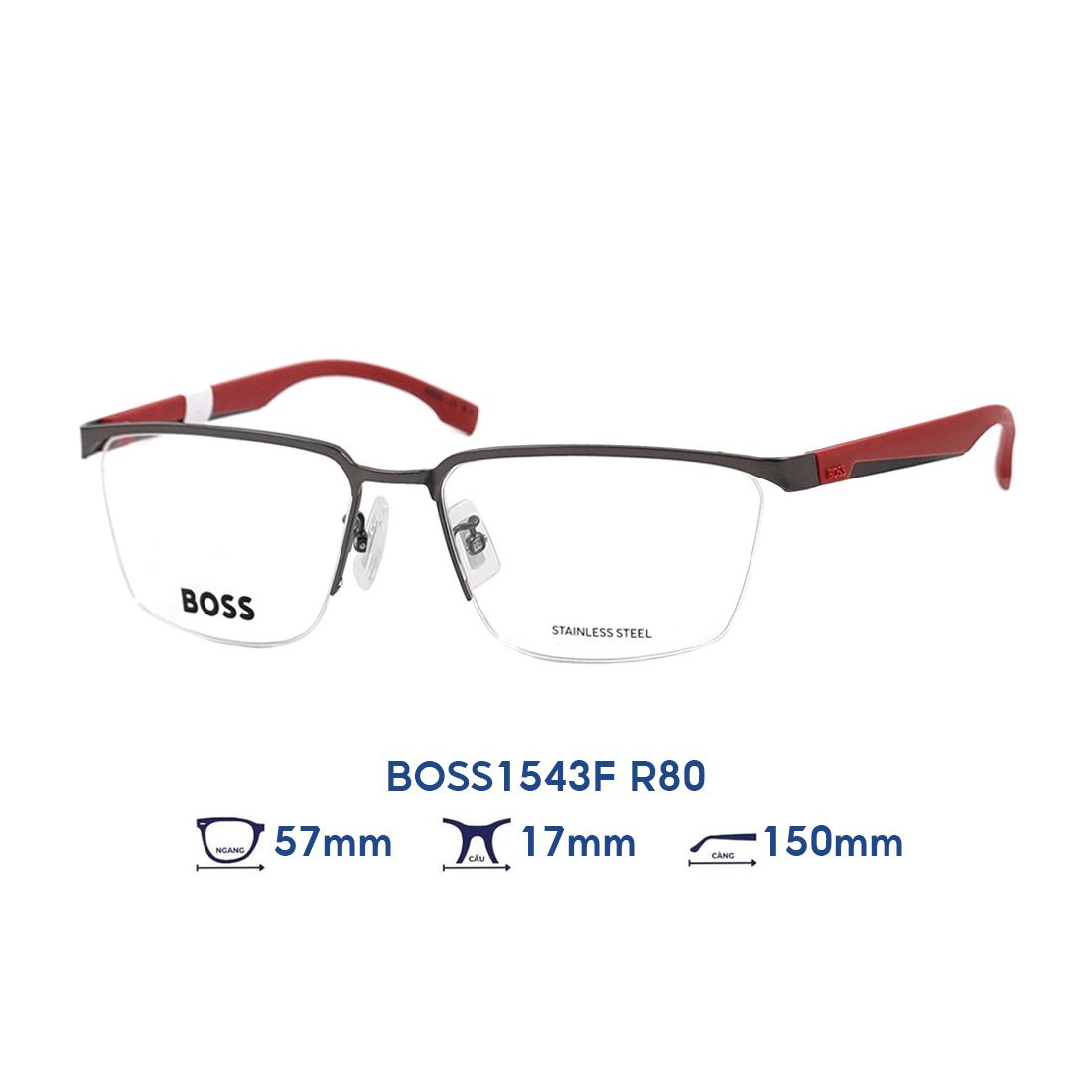  Gọng kính HUGO BOSS BOSS1543F R80 