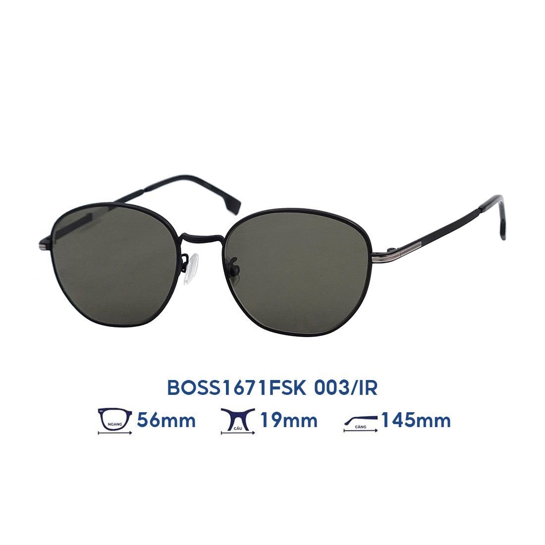  Kính mát HUGO BOSS BOSS1671FSK 003/IR 
