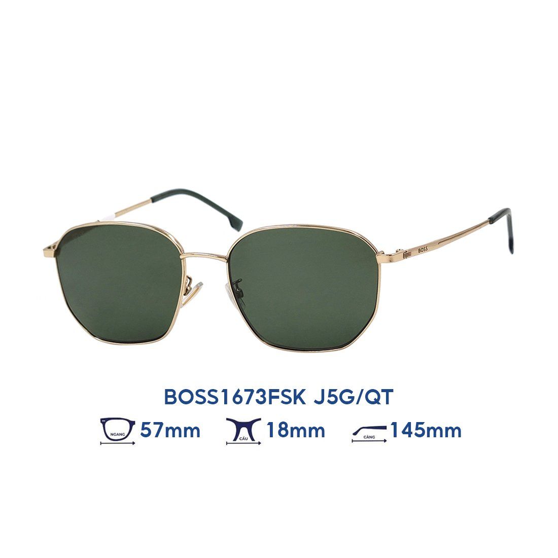  Kính mát HUGO BOSS BOSS1673FSK J5G/QT 
