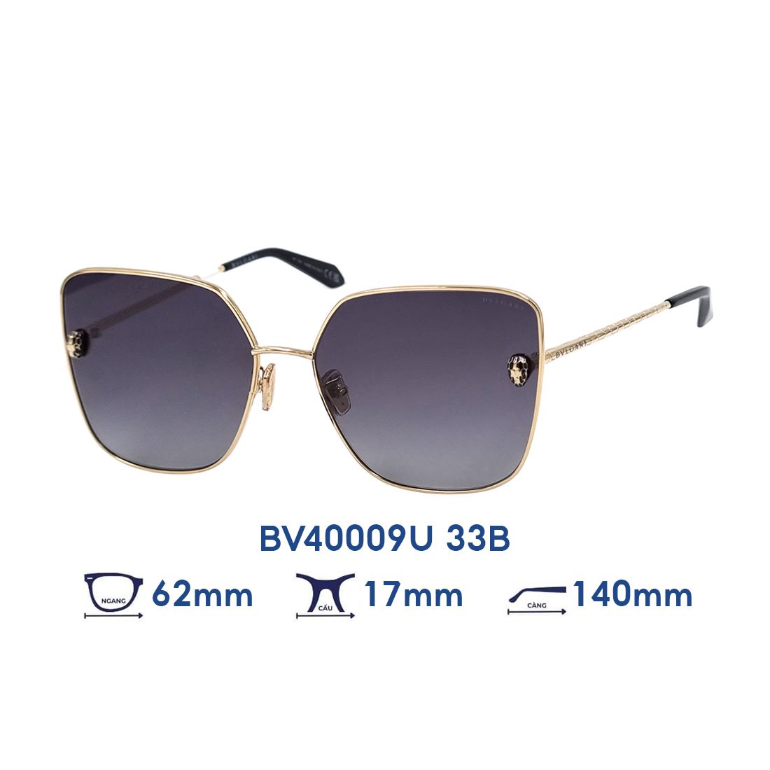  Kính mát BVLGARI BV40009U 33B 