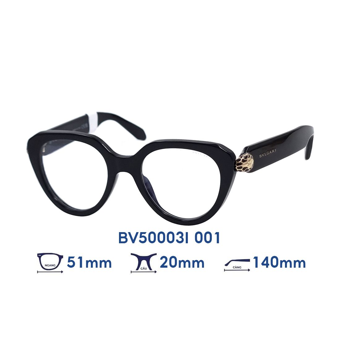  Gọng kính BVLGARI BV50003I 001 