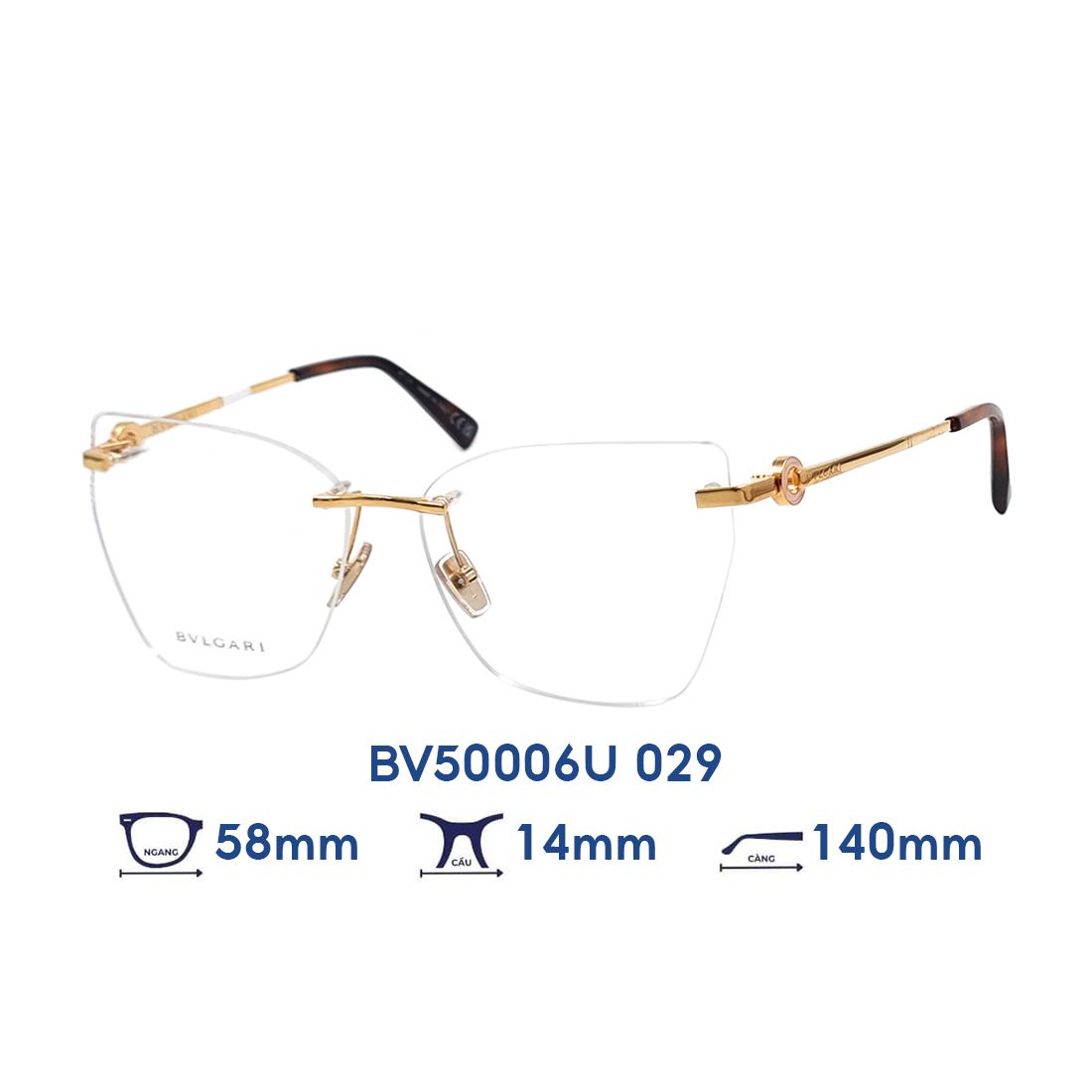  Gọng kính BVLGARI BV50006U 029 