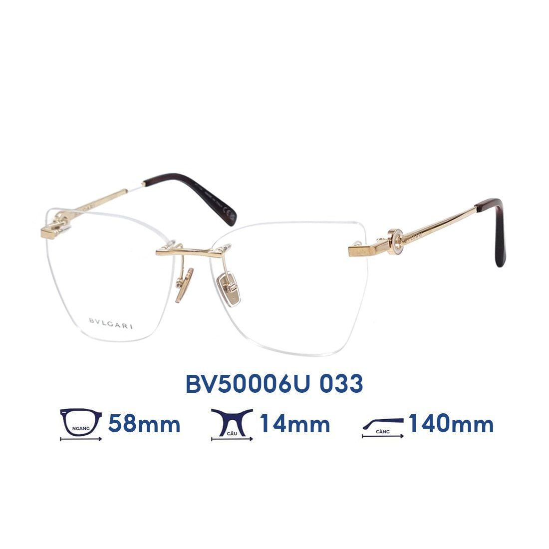  Gọng kính BVLGARI BV50006U 033 