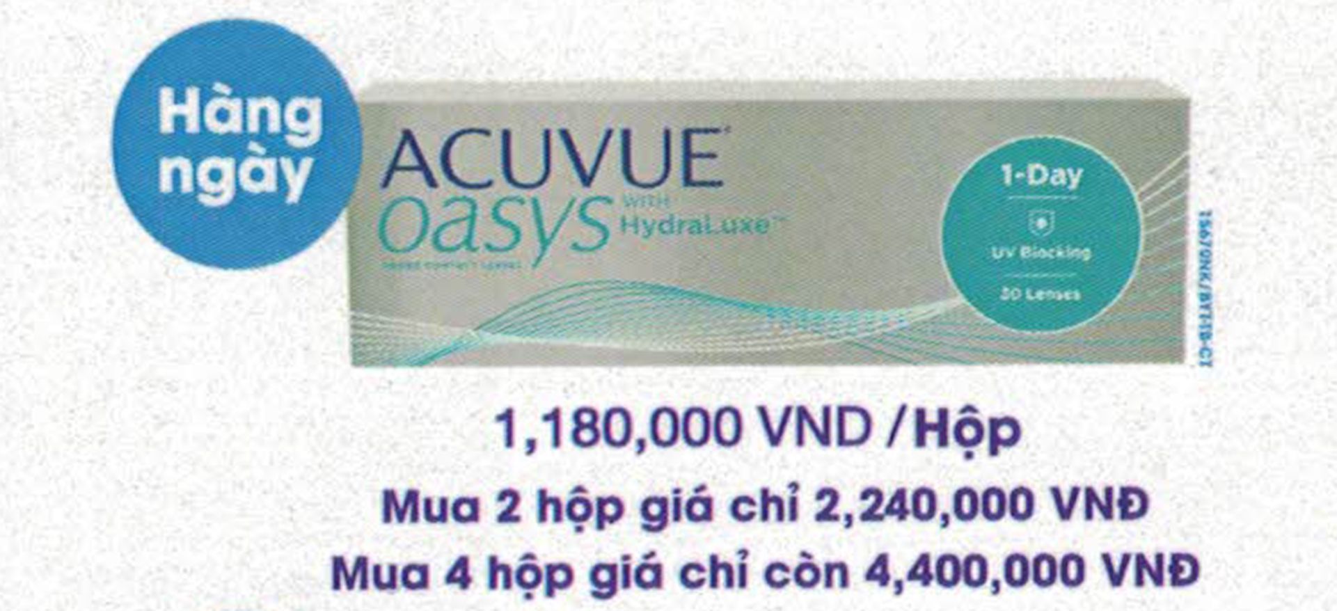  Kính áp tròng ACUVUE Moist Hydra.Luxe 