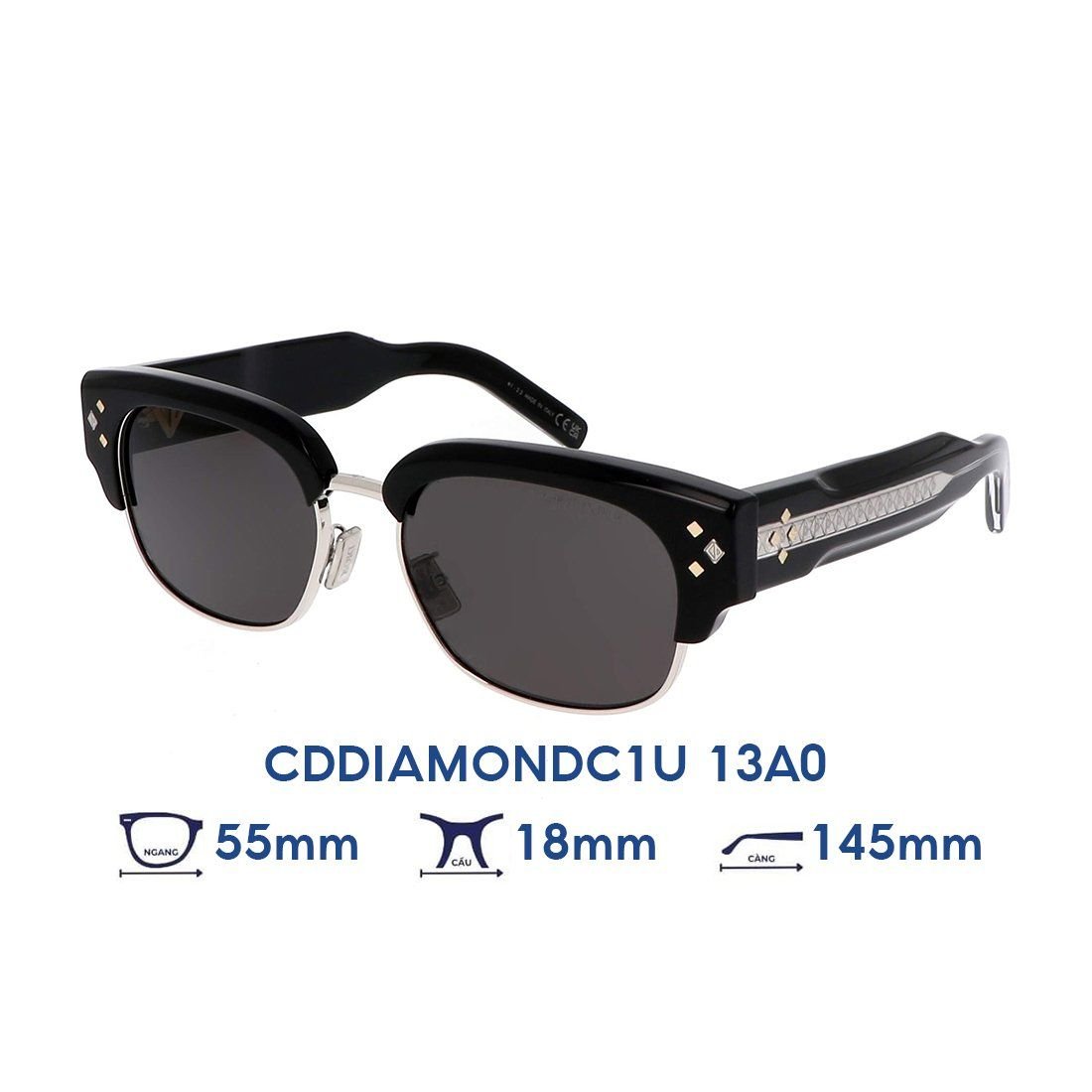  Kính mát DIOR CDDIAMONDC1U 13A0 