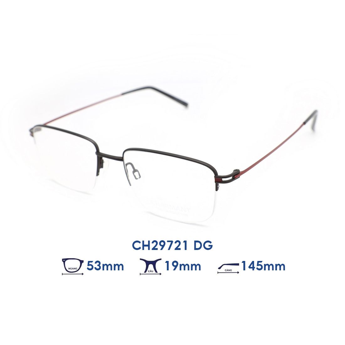  Gọng kính CHARMANT CH29721 DG 