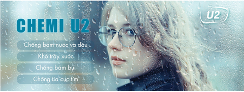 Tròng Kính Chemi U2 - Váng Phủ USH Siêu Kỵ Nước | Giảm 30% | Mắt Kính Liên Sơn