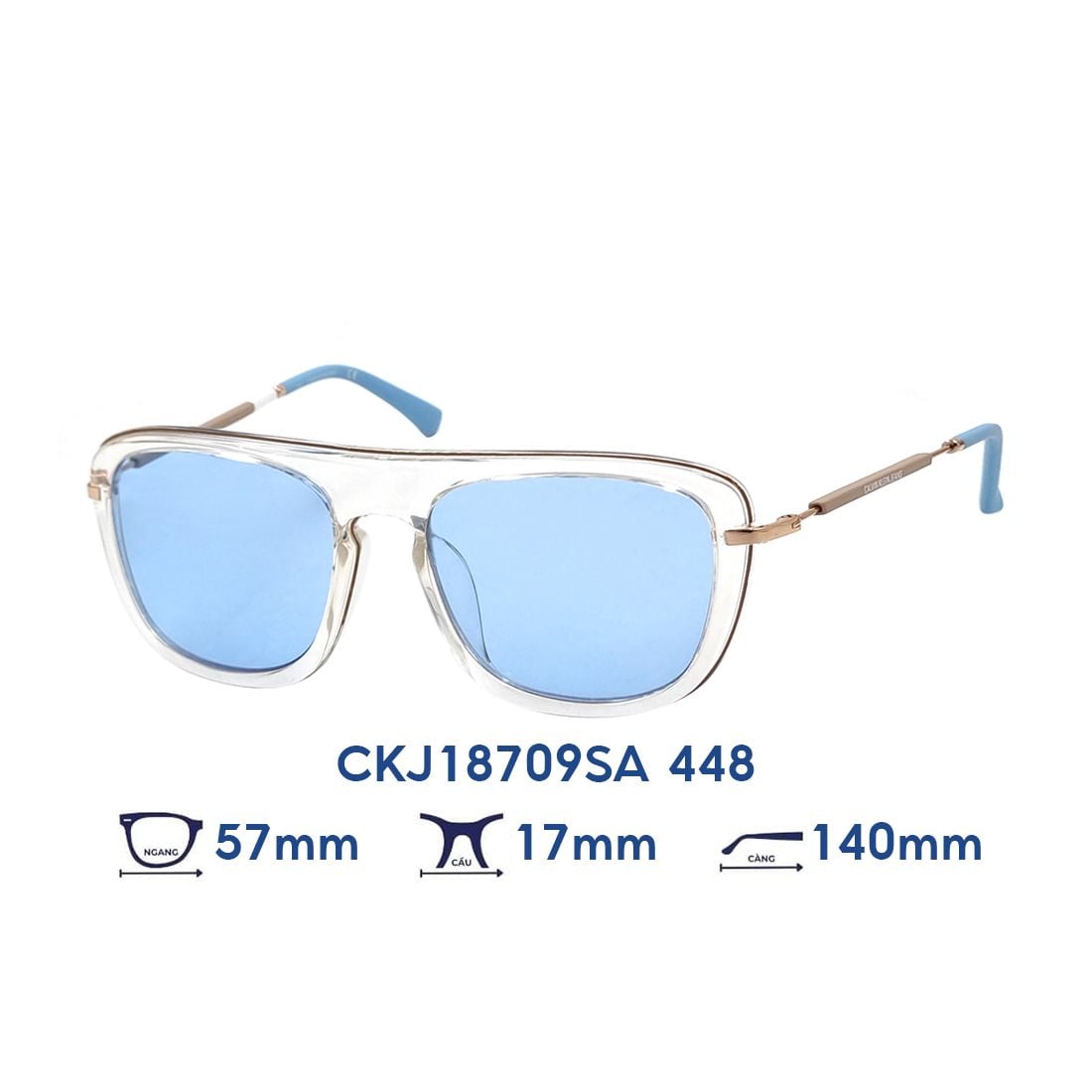  Kính mát Calvin Klein Jeans CKJ18709SA 448 