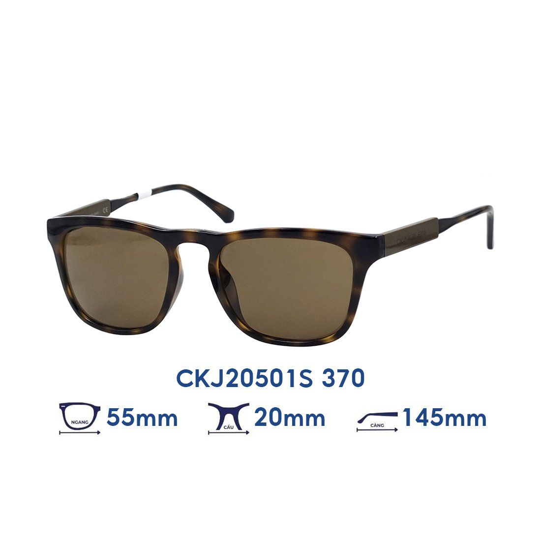  Kính mát Calvin Klein Jeans CKJ20501S 370 