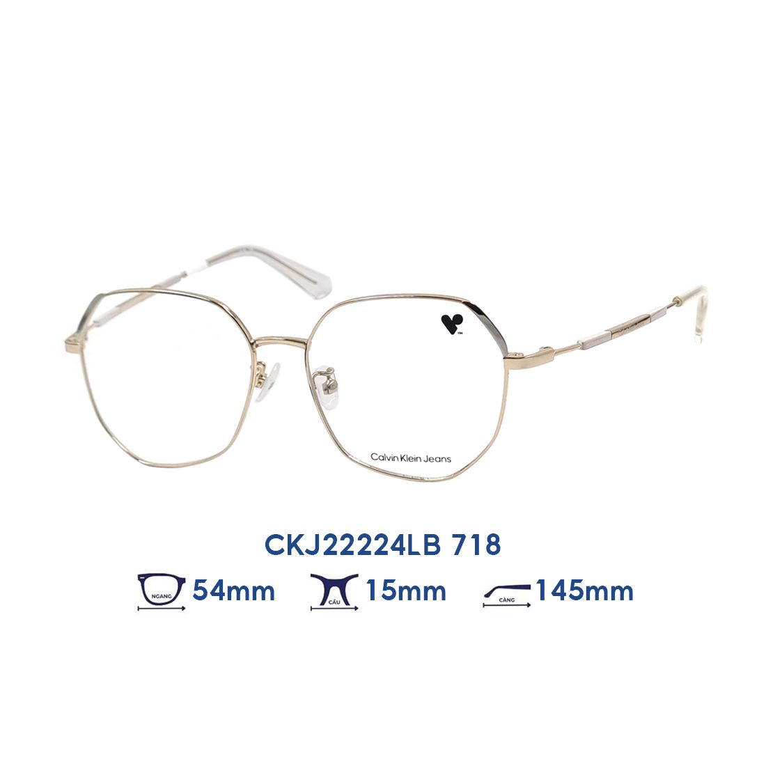  Gọng kính Calvin Klein Jeans CKJ22224LB 718 