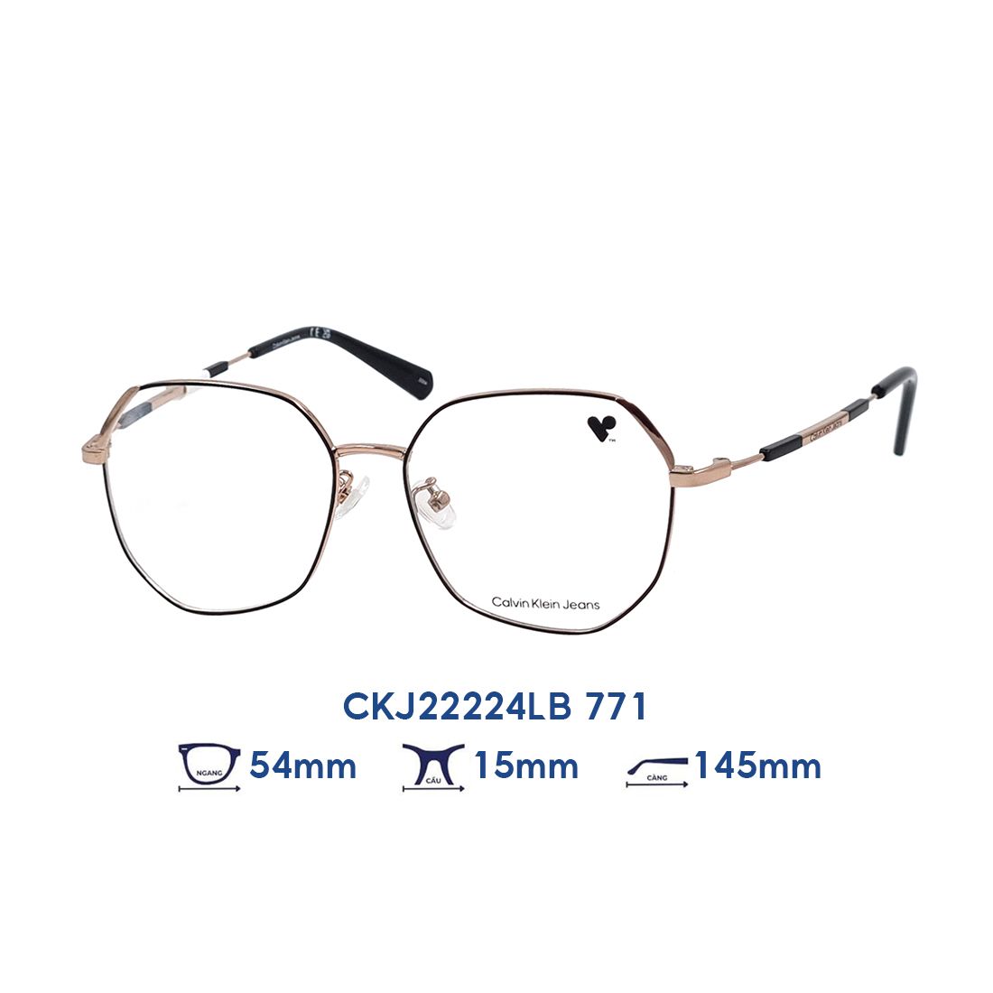  Gọng kính Calvin Klein Jeans CKJ22224LB 771 