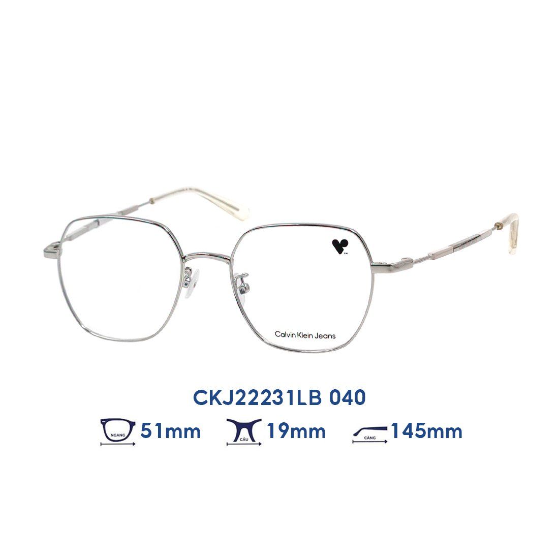  Gọng kính Calvin Klein Jeans CKJ22231LB 040 