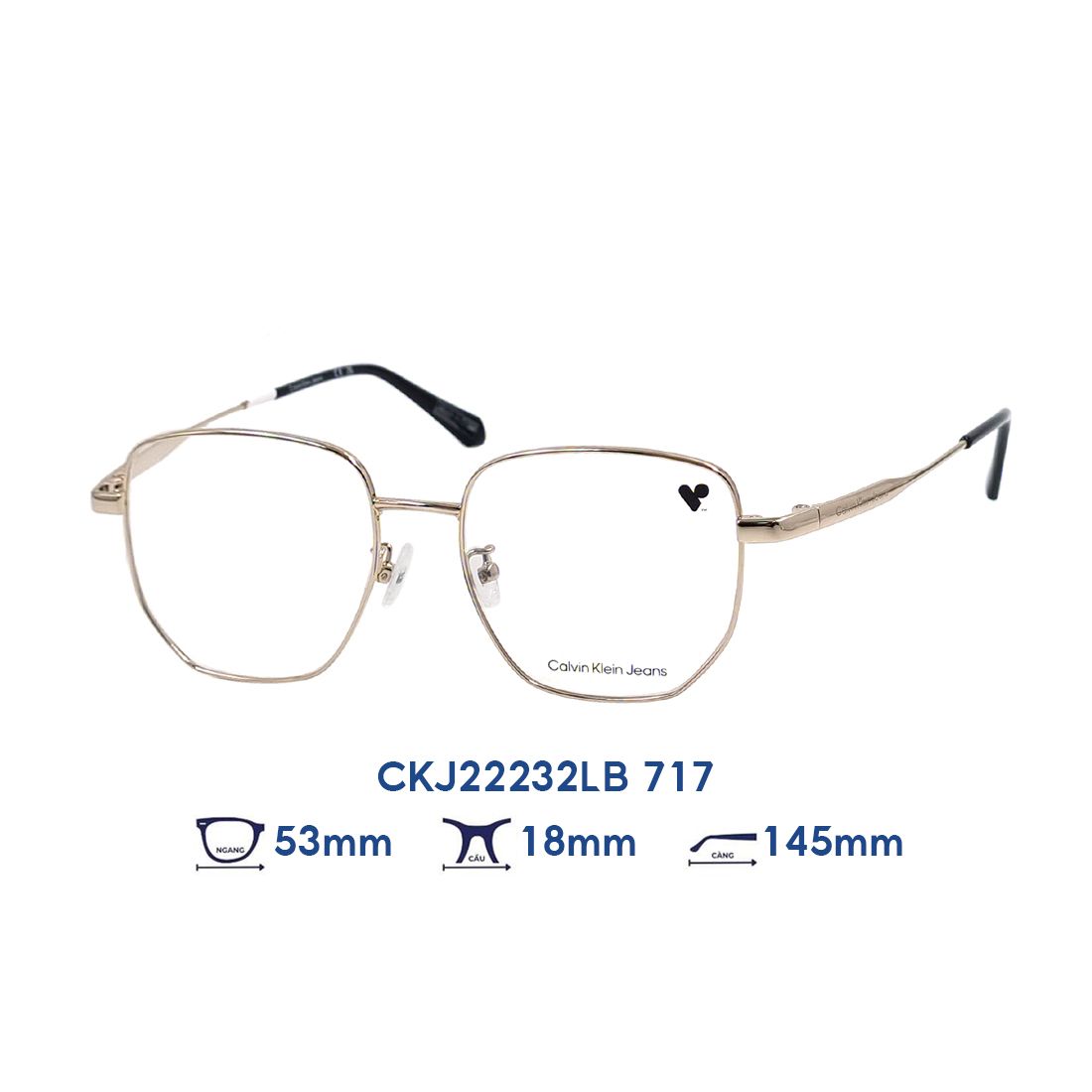  Gọng kính Calvin Klein Jeans CKJ22232LB 717 