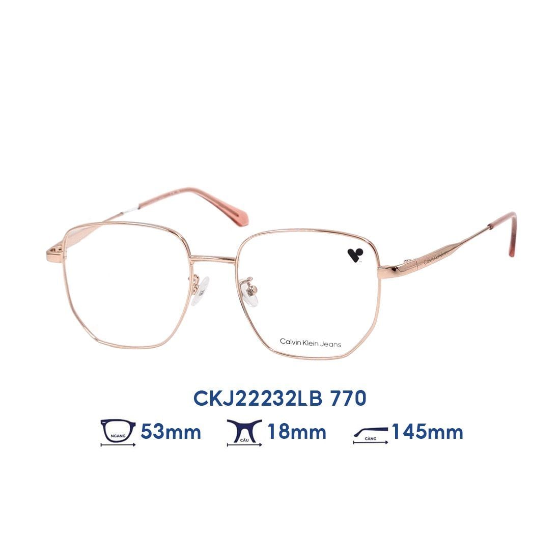  Gọng kính Calvin Klein Jeans CKJ22232LB 770 
