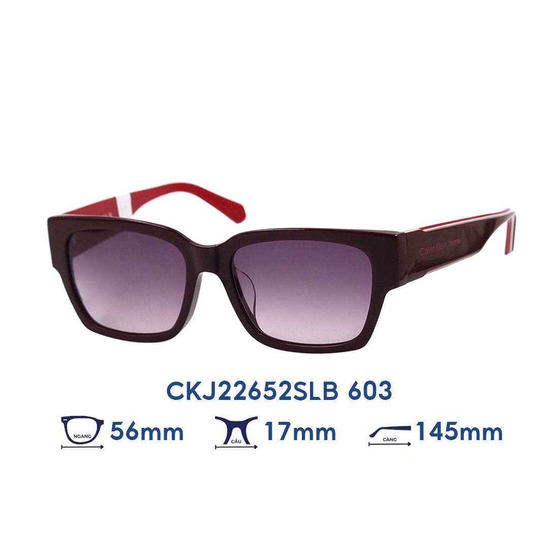  Kính mát Calvin Klein Jeans CKJ22652SLB 603 