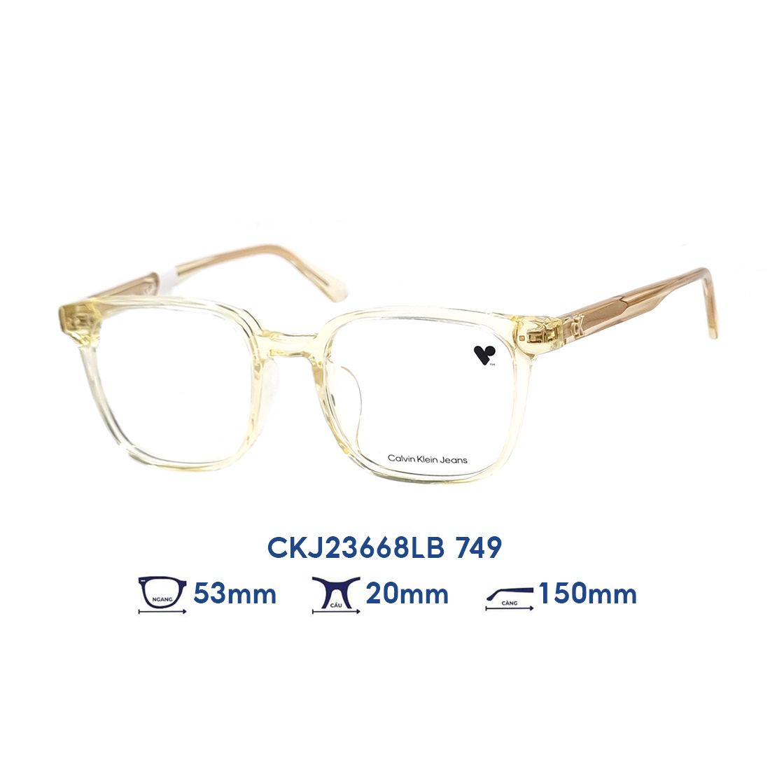  Gọng kính Calvin Klein Jeans CKJ23668LB 749 