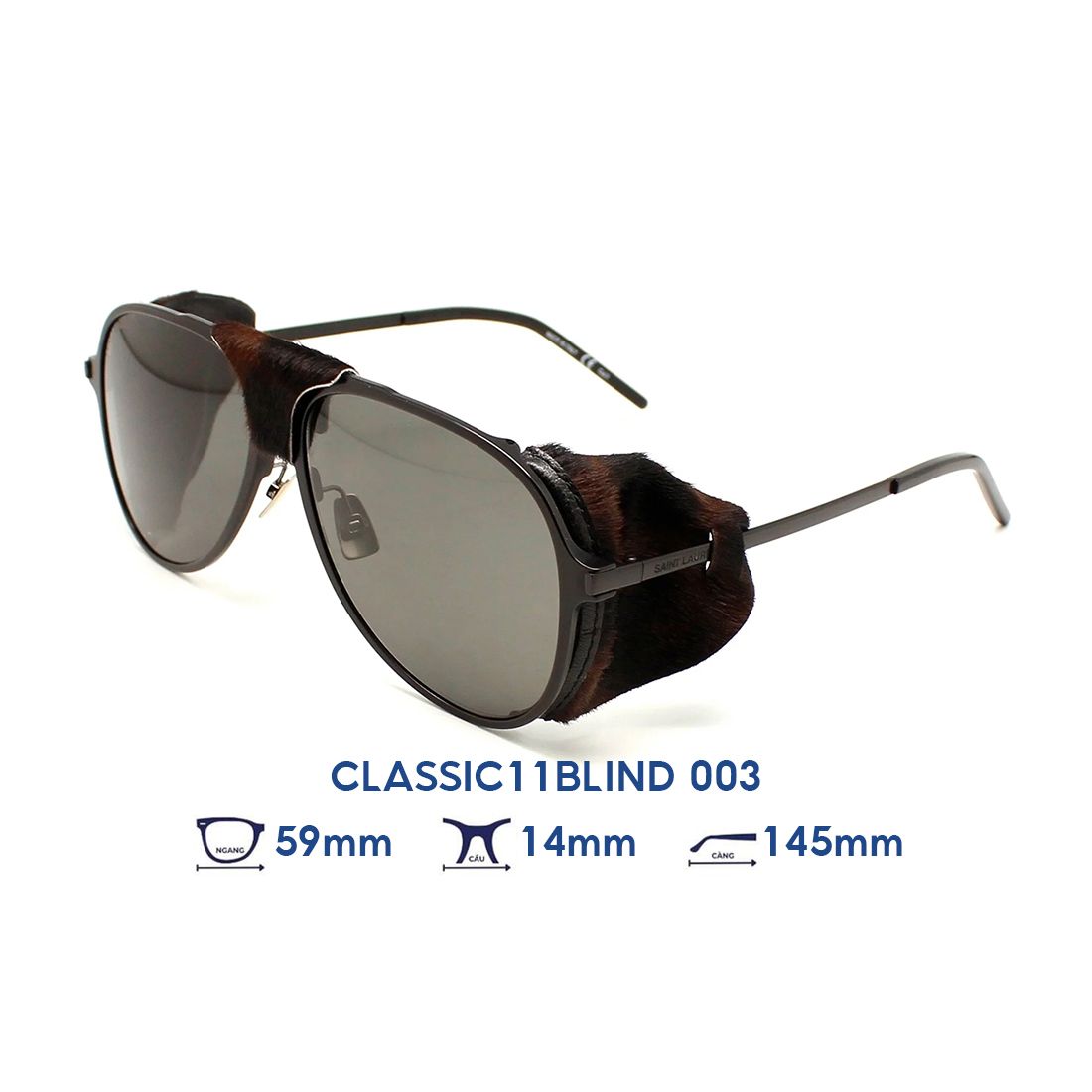  Kính mát Saint Laurent CLASSIC11BLIND 003 