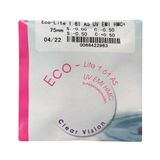  Tròng kính đơn tròng 1.61 Ecolite HMC 