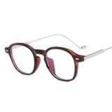  Mắt kính sarifa gọng PC chống ánh sáng xanh phong cách Hàn Quốc cổ điển Tr90 