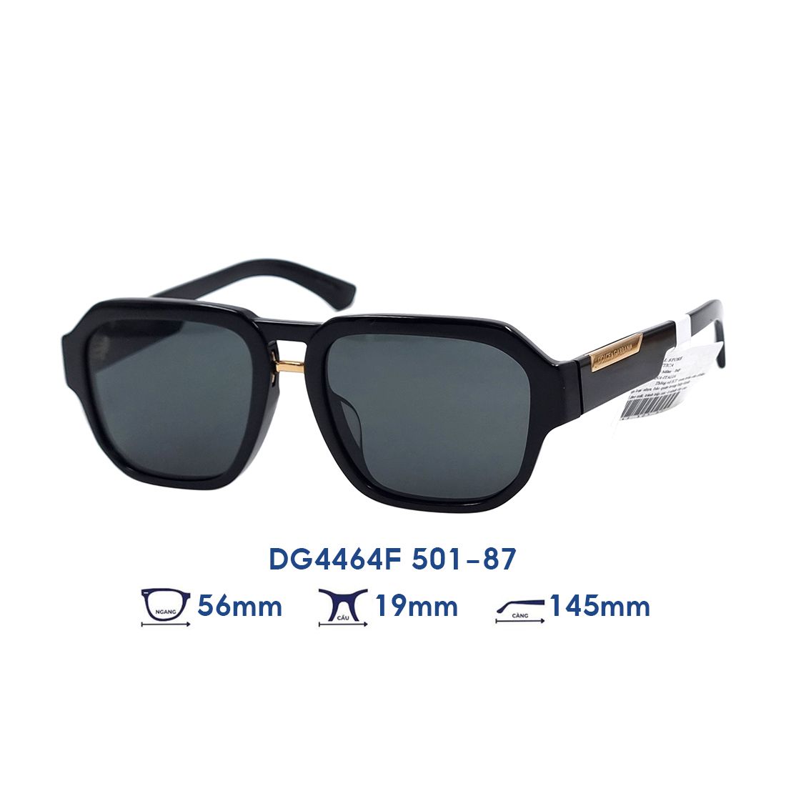  Kính mát Dolce Gabbana DG4464F 501/87 