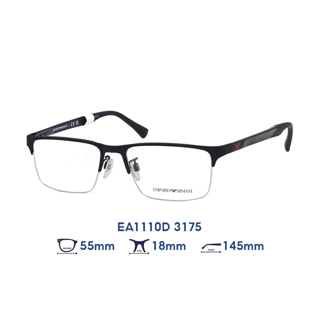  Gọng kính Emporio Armani EA1110D 3175 