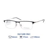  Gọng Kính Emporio Armani EA1168D 3061: Thiết Kế Vuông Hiện Đại, Đẳng Cấp Xám Đen Nhám Tinh Tế 