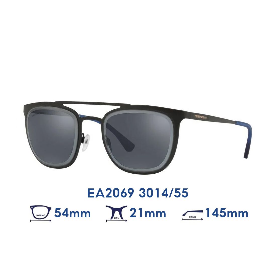  Kính mát Emporio Armani EA2069 3014/55 