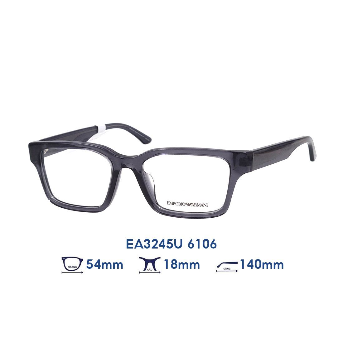 Gọng kính Emporio Armani EA3245U 6106 