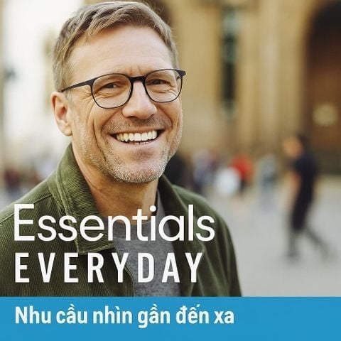 Tròng Đánh Essilor Essentials Everyday Plus Váng Phủ Max AZ - Tiện dụng cho mọi ngày