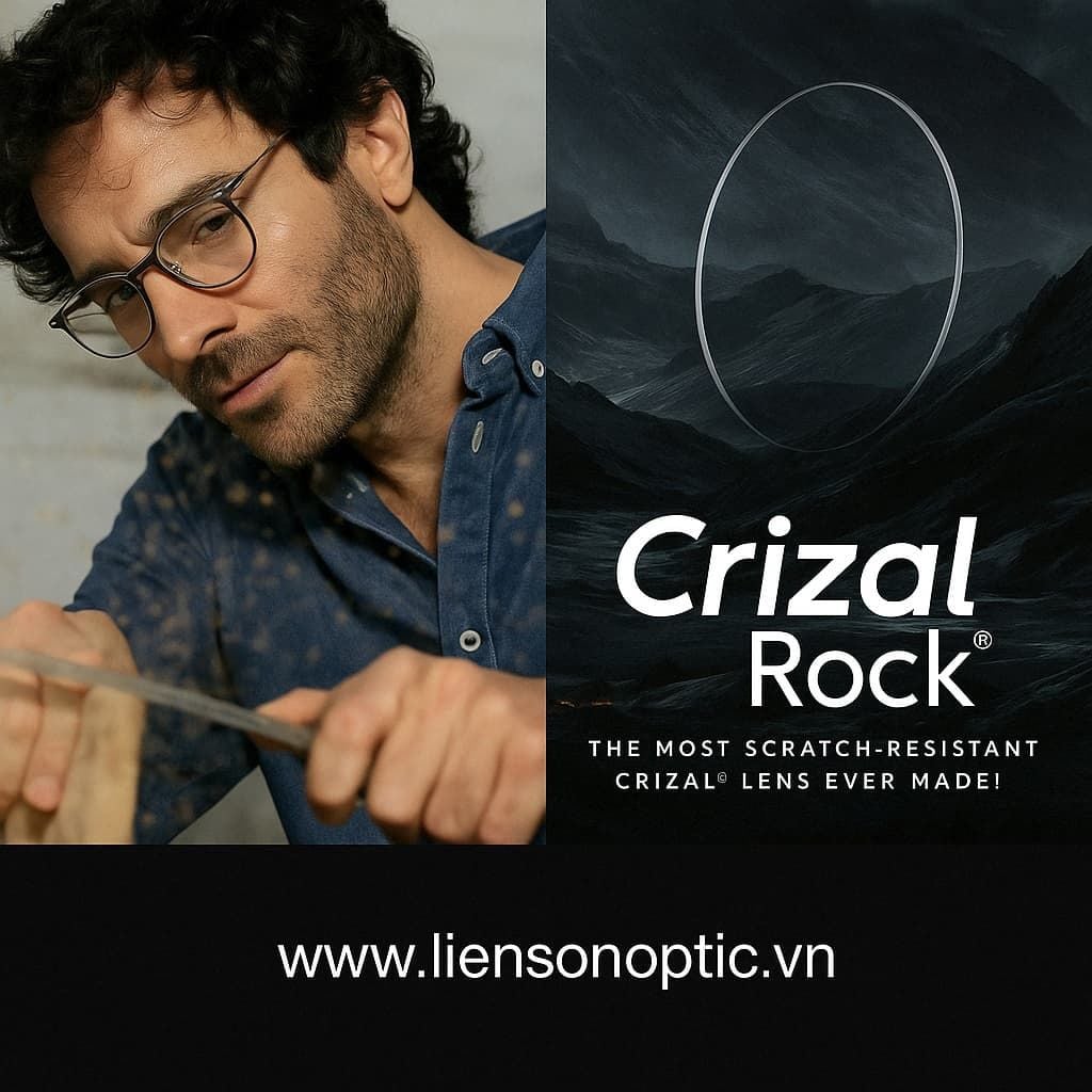  Tròng kính đơn tròng Essilor Crizal có sẵn 