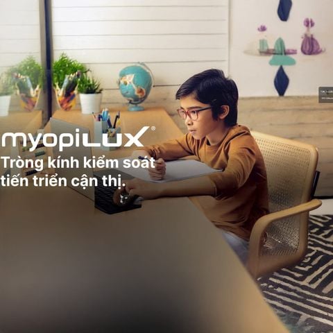 Tròng Kính Essilor Myopilux - Kiểm Soát Cận Thị Ở Trẻ Em
