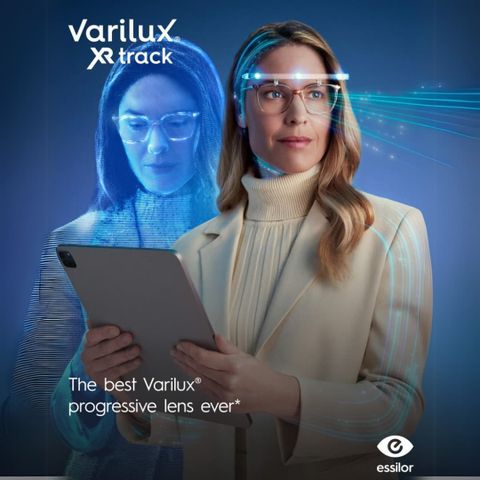 Tròng Đánh Essilor Varilux XR Track - Công Nghệ AI Phản Ứng Theo Mắt