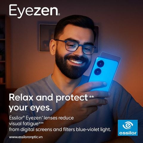 Tròng Kính Essilor Eyezen Váng Max AZ - Giá Tốt Từ Lab Việt Nam
