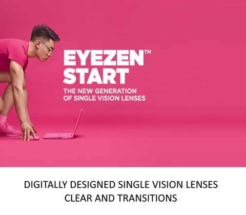 Tròng kính Essilor Eyezen Start Stock giảm mỏi mắt và cung cấp tầm nhìn rõ nét