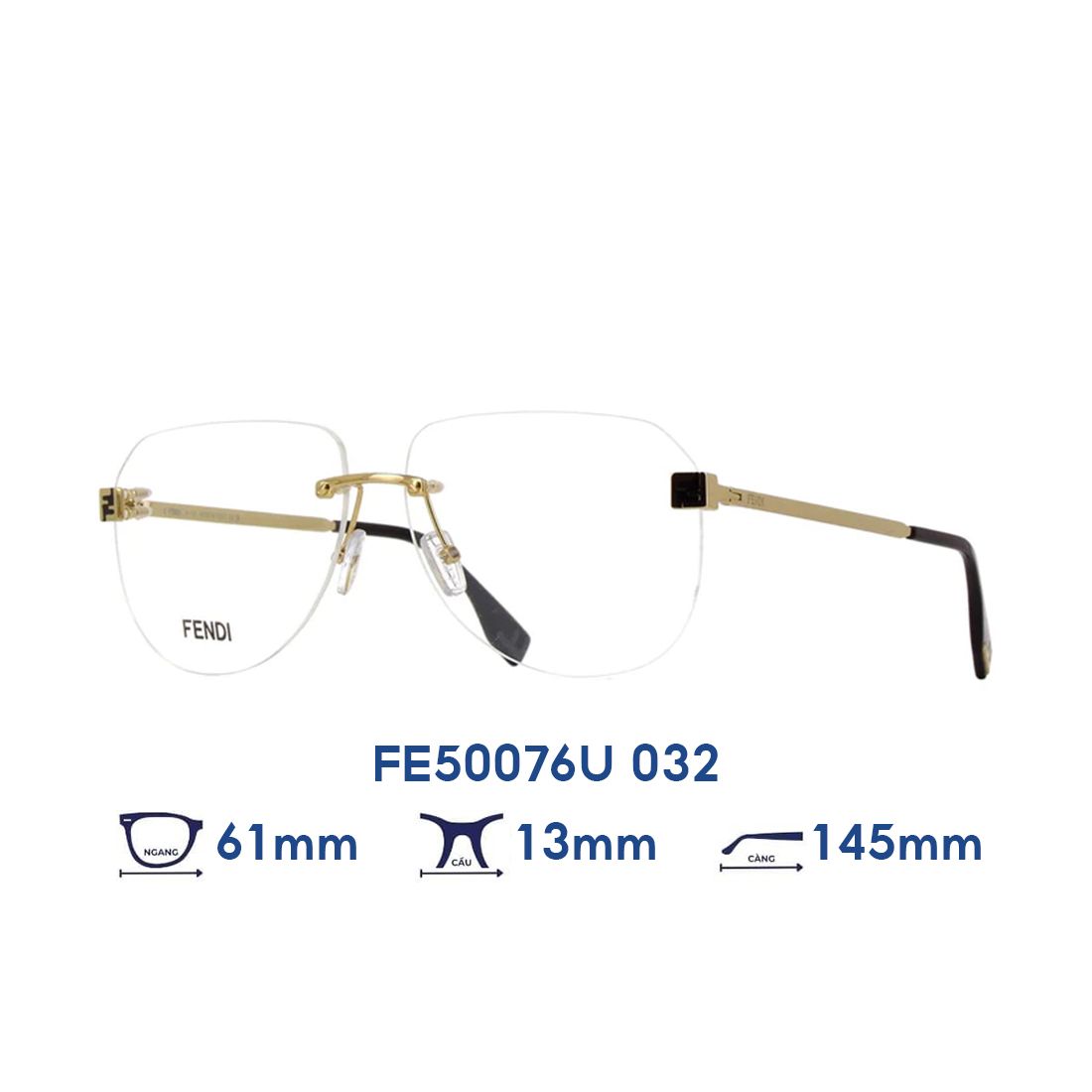  Gọng kính FENDI FE50076U 032 