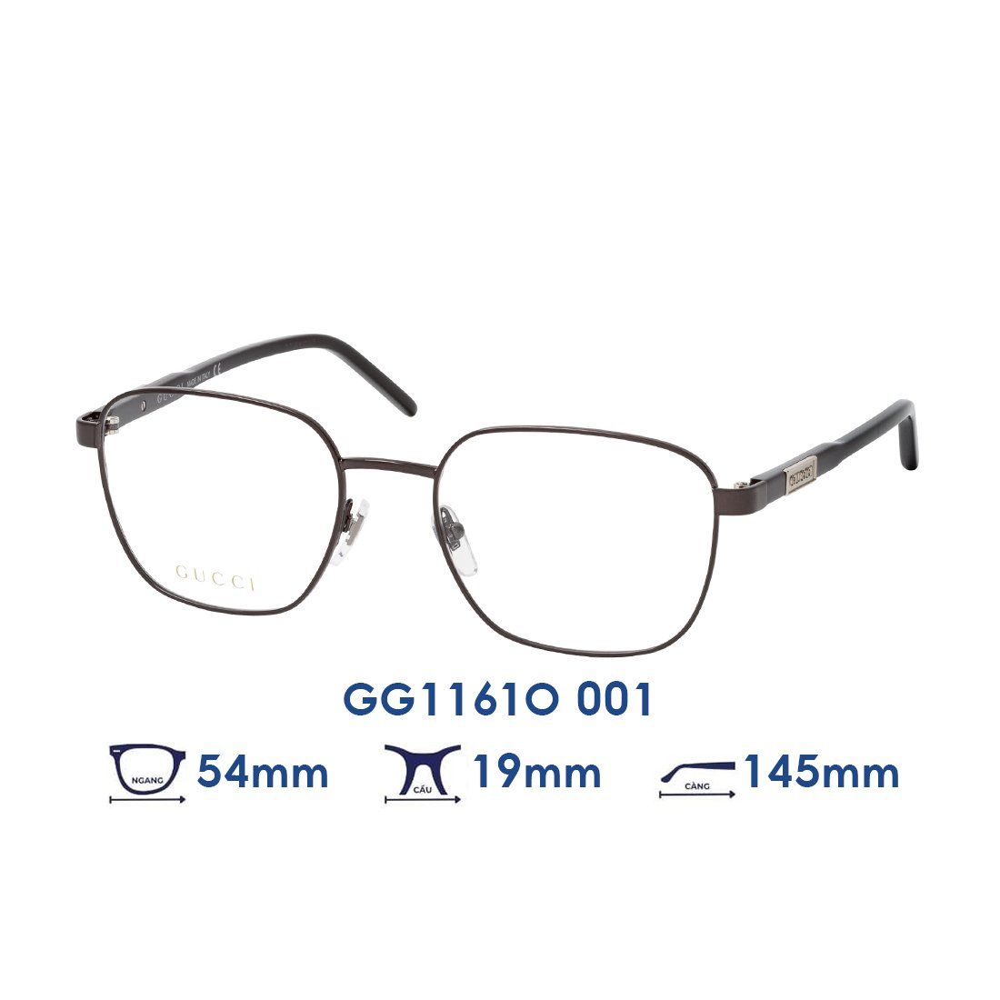  Gọng kính GUCCI GG1161O 001 