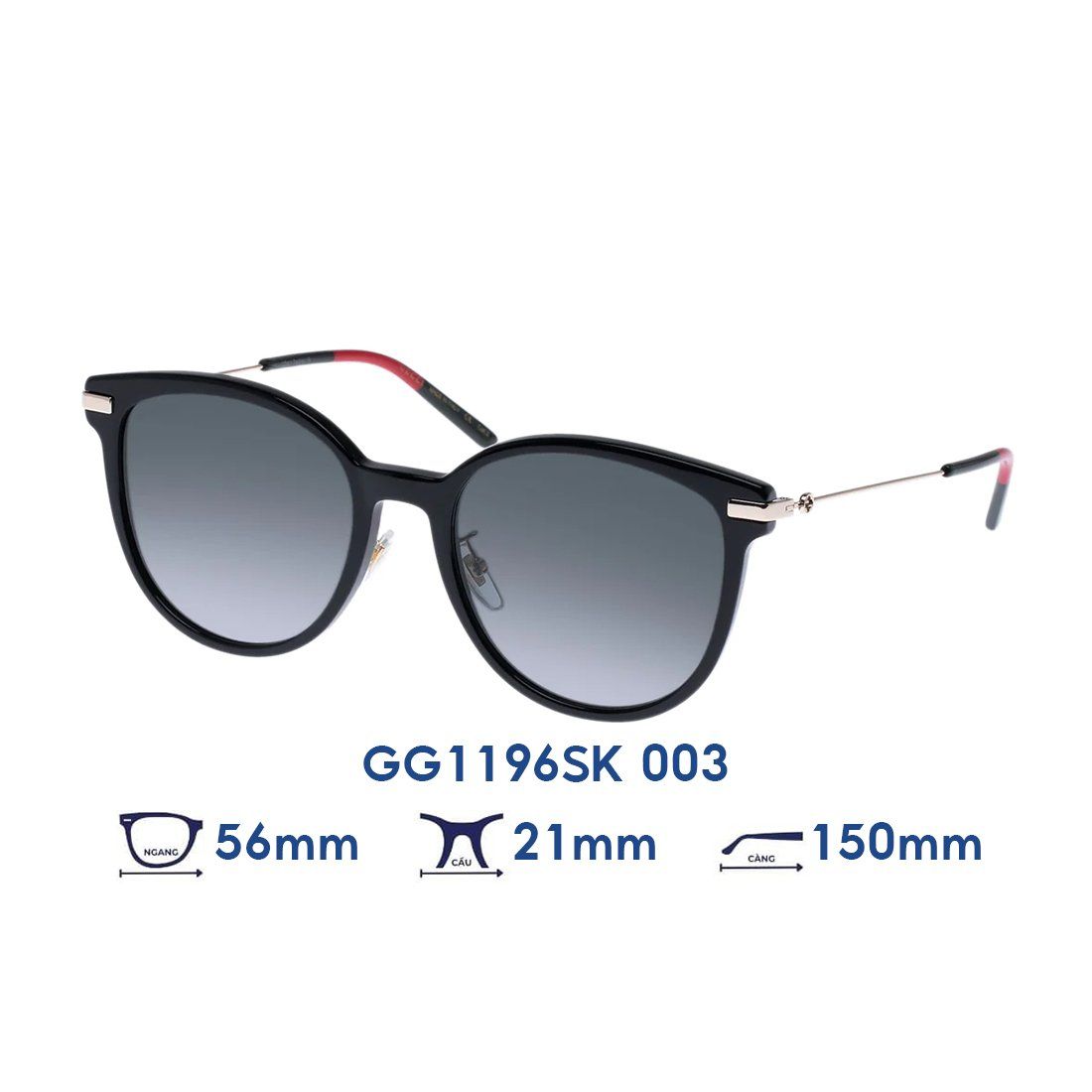  Kính mát GUCCI GG1196SK 003 