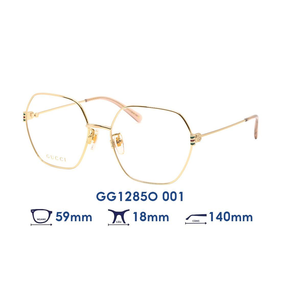  Gọng kính GUCCI GG1285O 001 