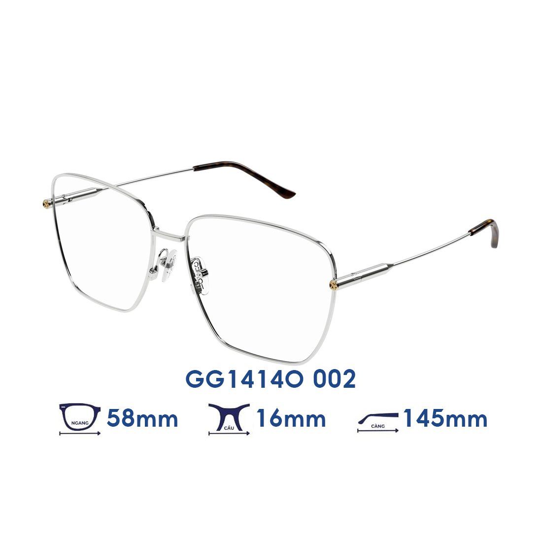  Gọng kính GUCCI GG1414O 002 